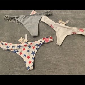 3 Victoria’s Secret pink panties